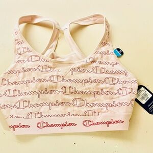 Baby pink champion sports bra xl